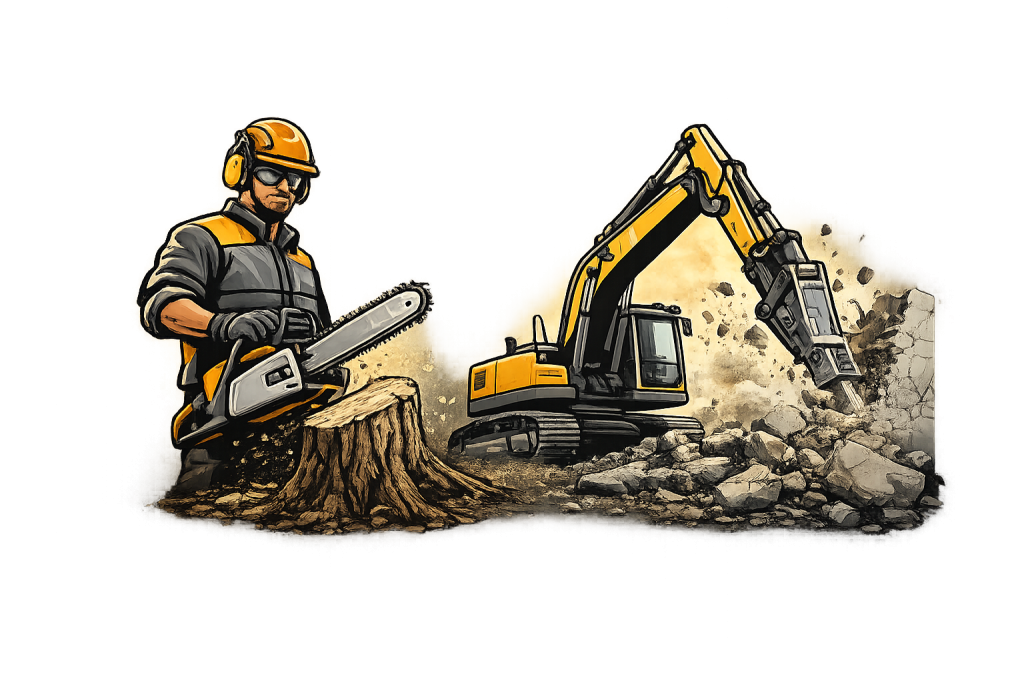 Abbatage et démolition lbtp tout travaux